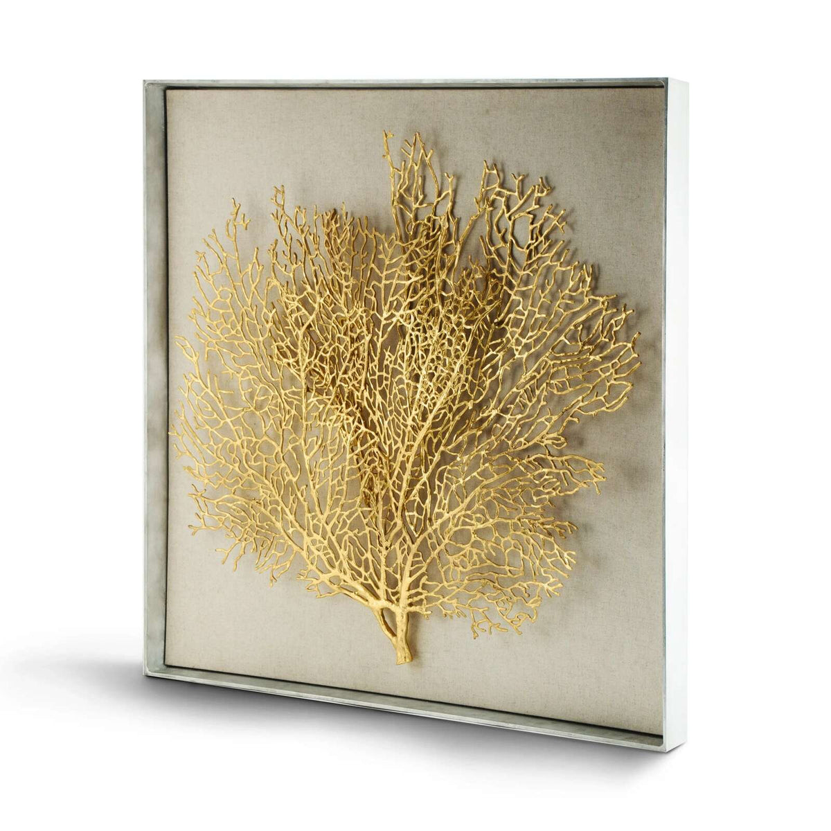 Michael Aram Fan Coral Large Fabric Shadow Box Wall Sculpture, alternate view