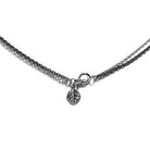 Michael Aram Feather 68mm Pendant Necklace with Black Diamonds, alternate view