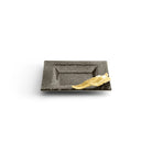 Michael Aram Feather Glass Snack Dish Snack Bowl, alternate view