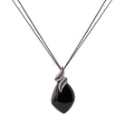 Michael Aram Feather Necklace with Black Onyx and Diamonds
