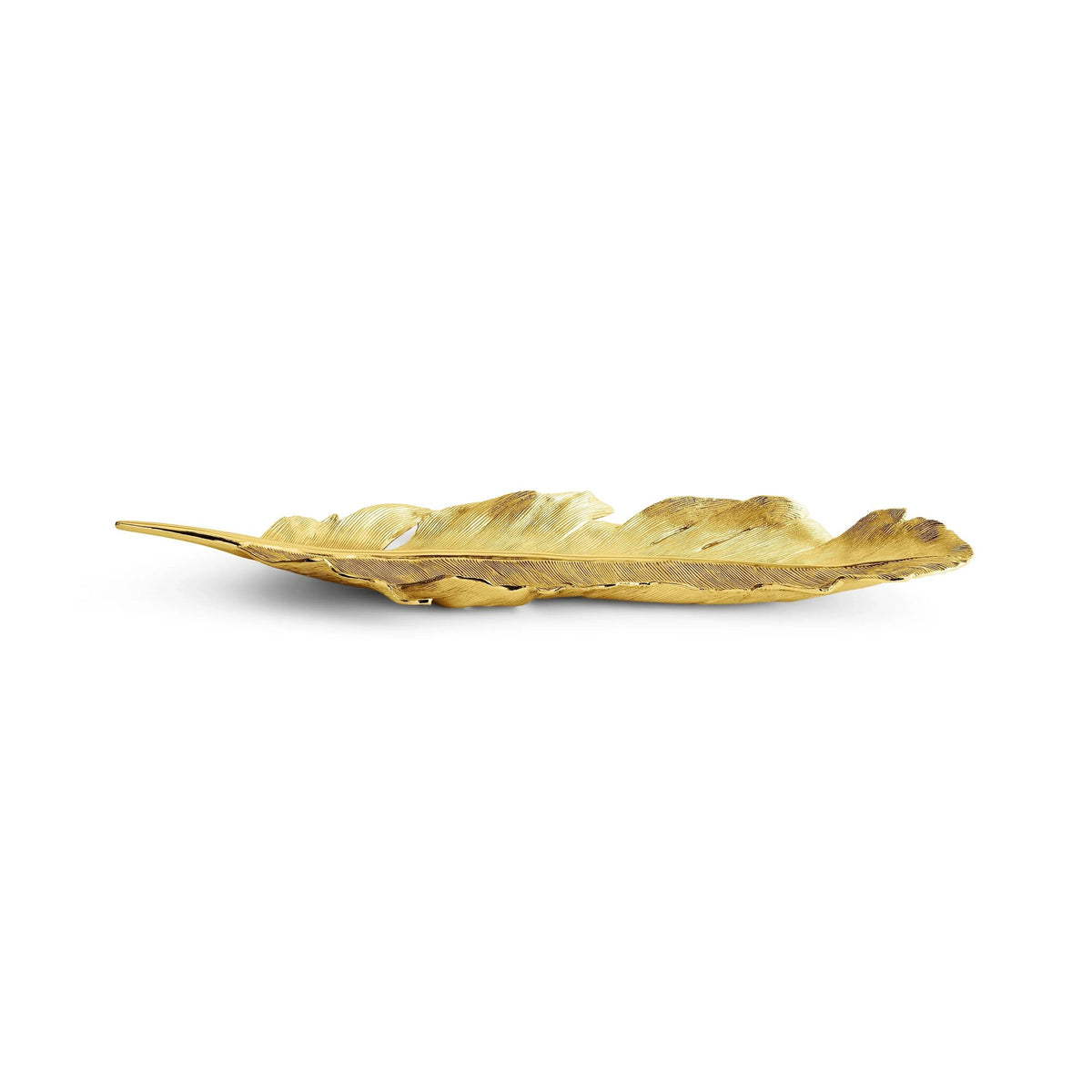Michael Aram Feather Tray Gold, alternate view