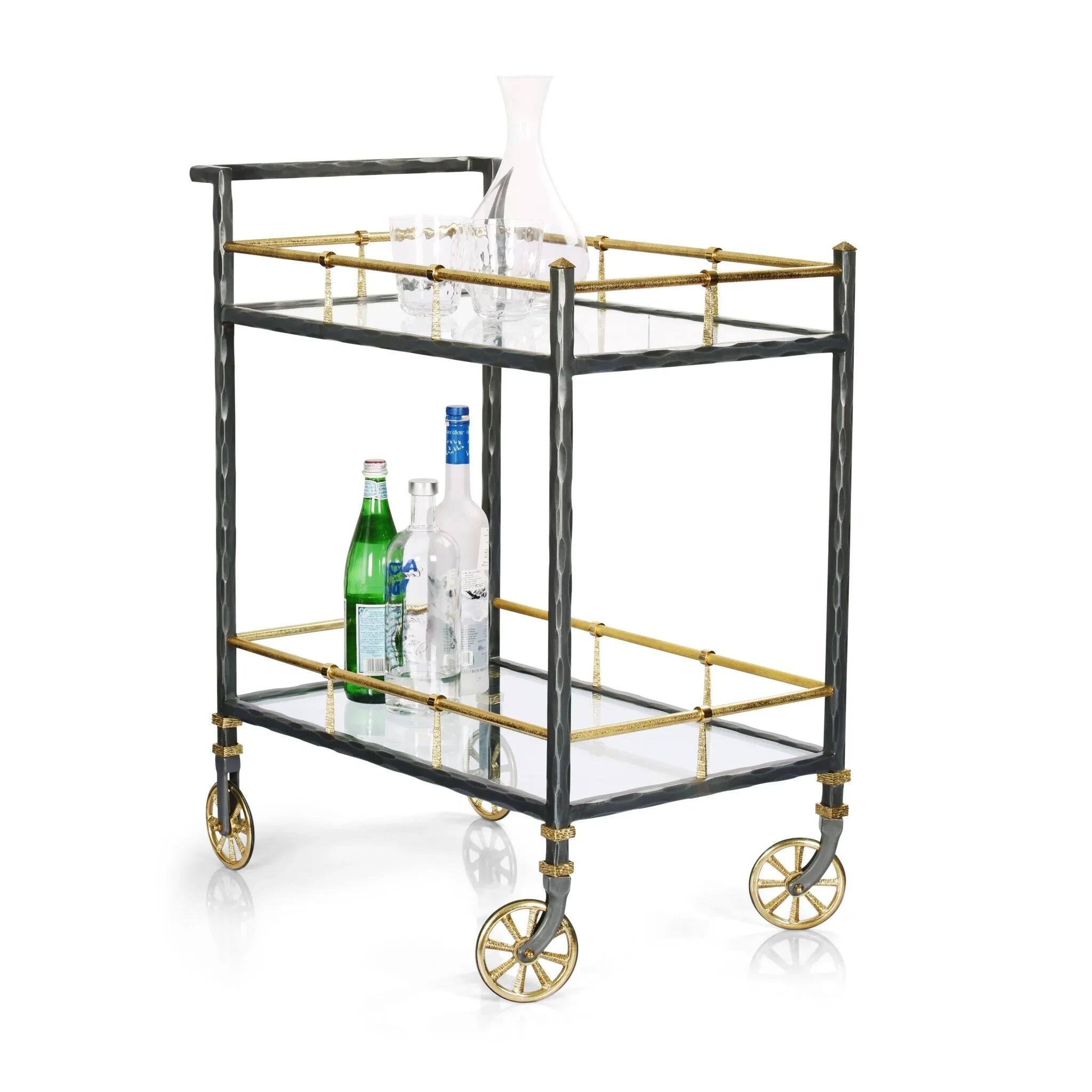 Michael Aram Forged Bar Cart Table