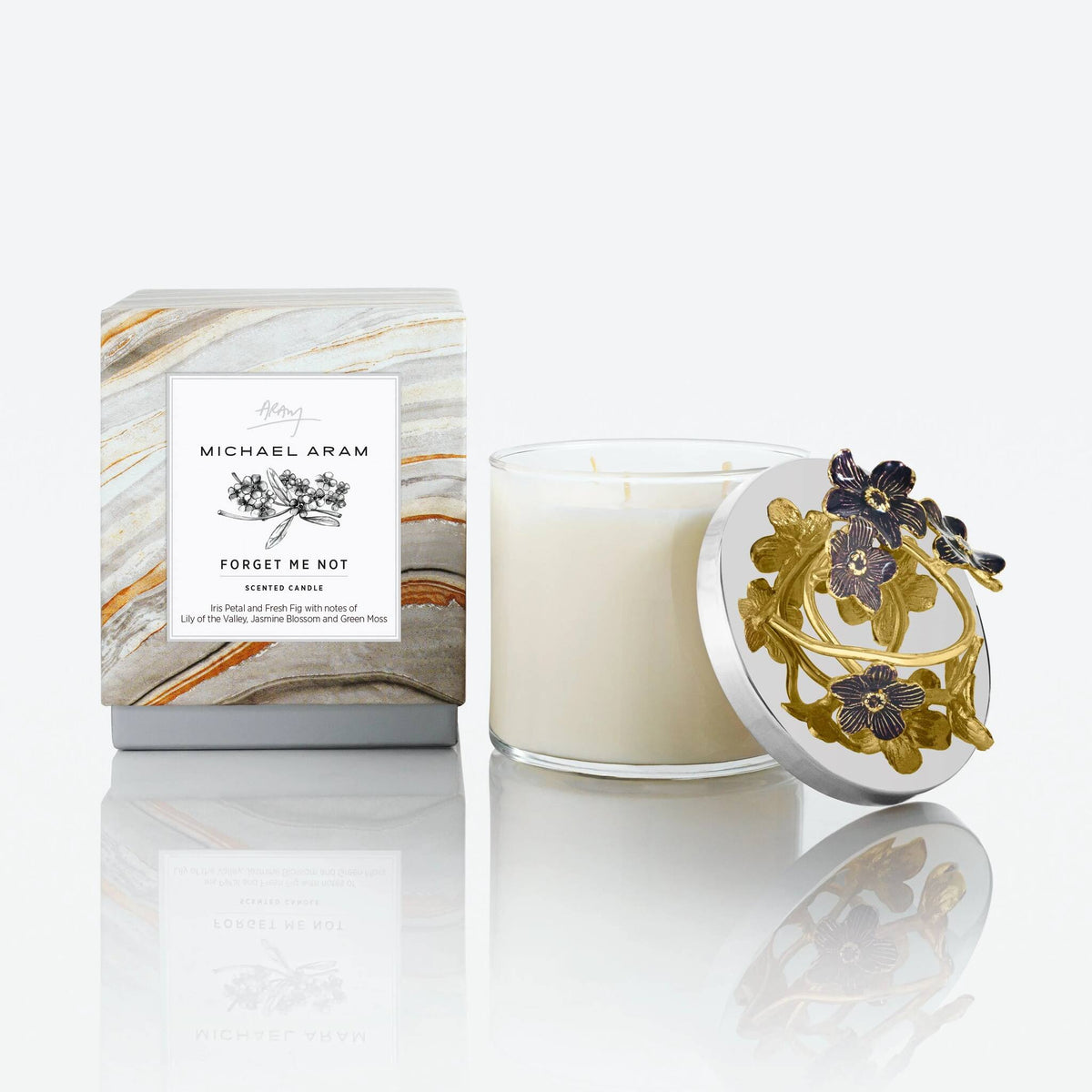 Michael Aram Forget Me Not Scented Candle, 13.5 Oz., alternate view