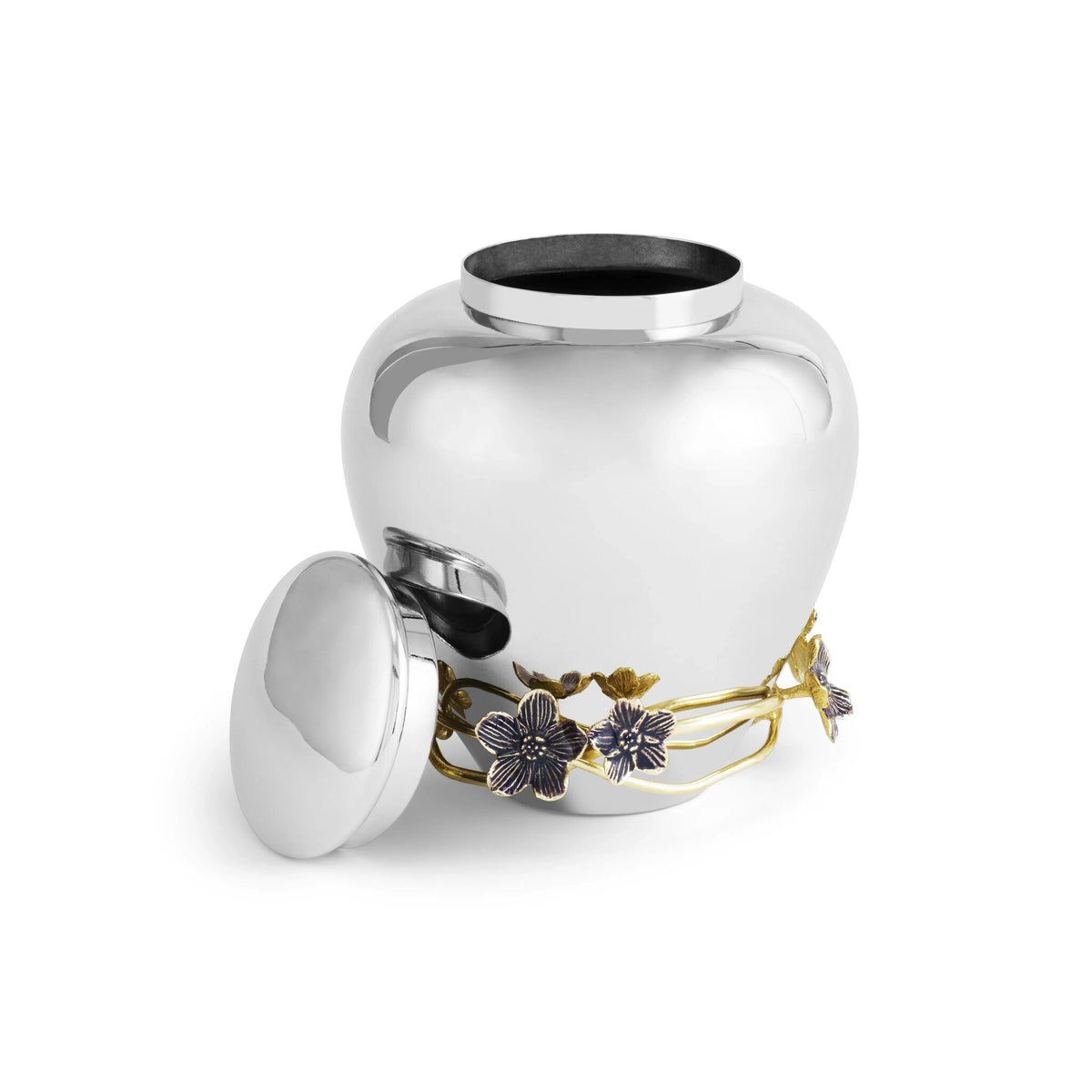 Michael Aram Forget Me Not Urn, alternate view