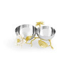 Michael Aram Gardenia Double Dish Serving Bowl