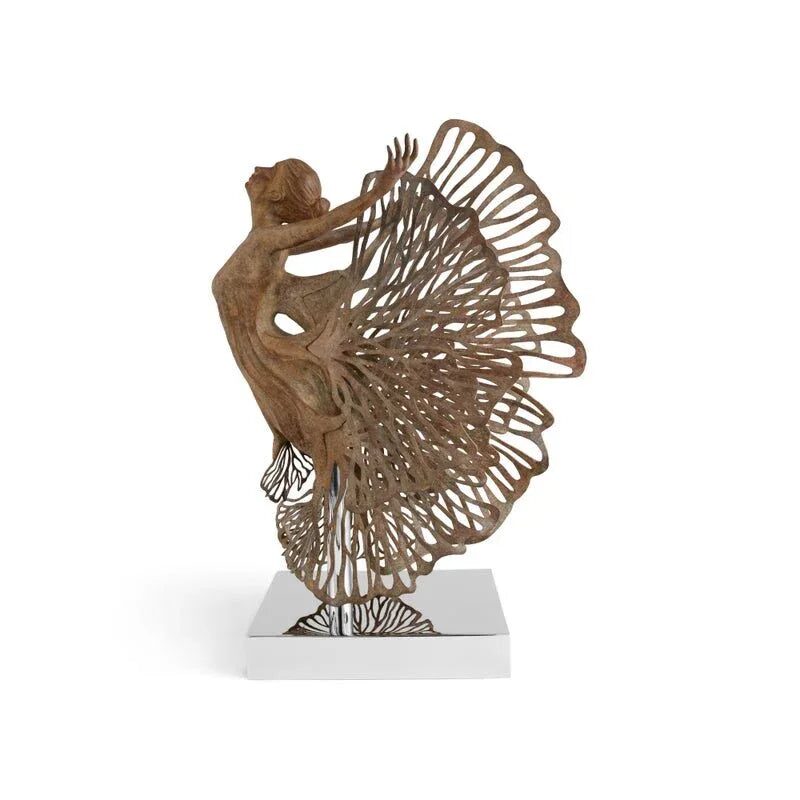Michael Aram Ginkgo Fairy Tabletop Sculpture, lifestyle view