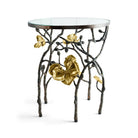 Michael Aram Gold Orchid Accent Table