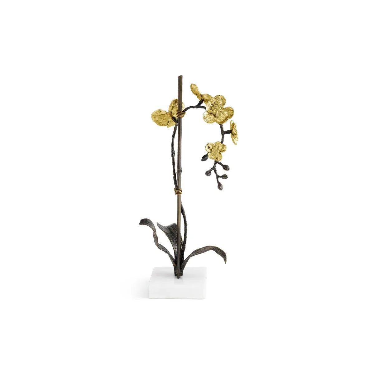 Michael Aram Gold Orchid Stem Sculpture, alternate view