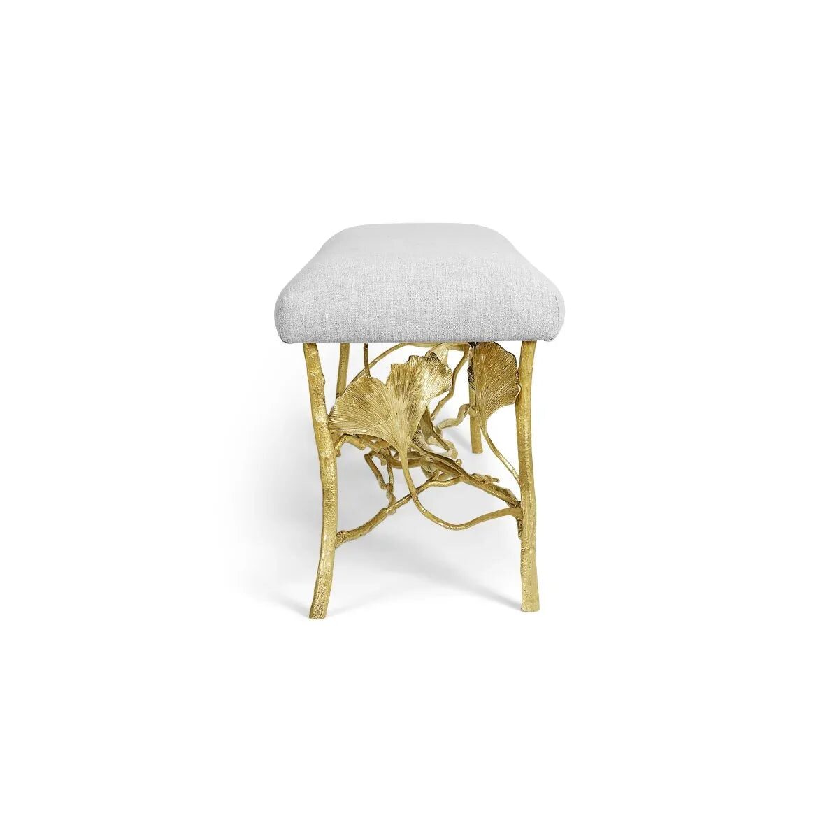Michael Aram Golden Ginkgo Bench Coffee Table, alternate view