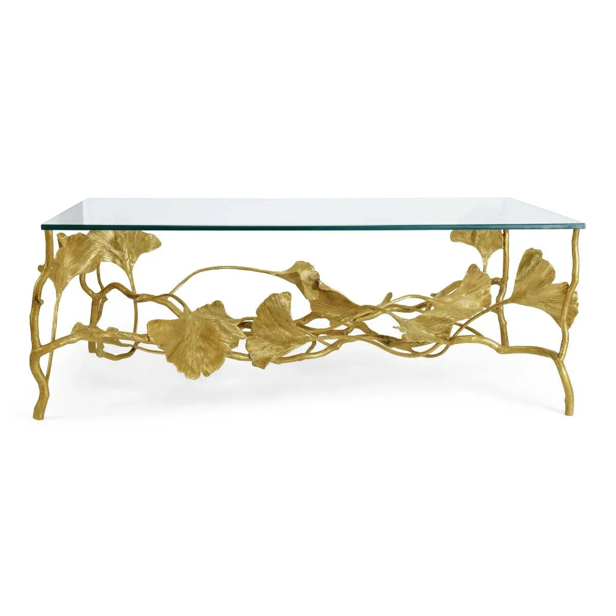 Michael Aram Golden Ginkgo Coffee Table