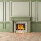 Michael Aram Golden Ginkgo Decorative Fireplace Screen, alternate view
