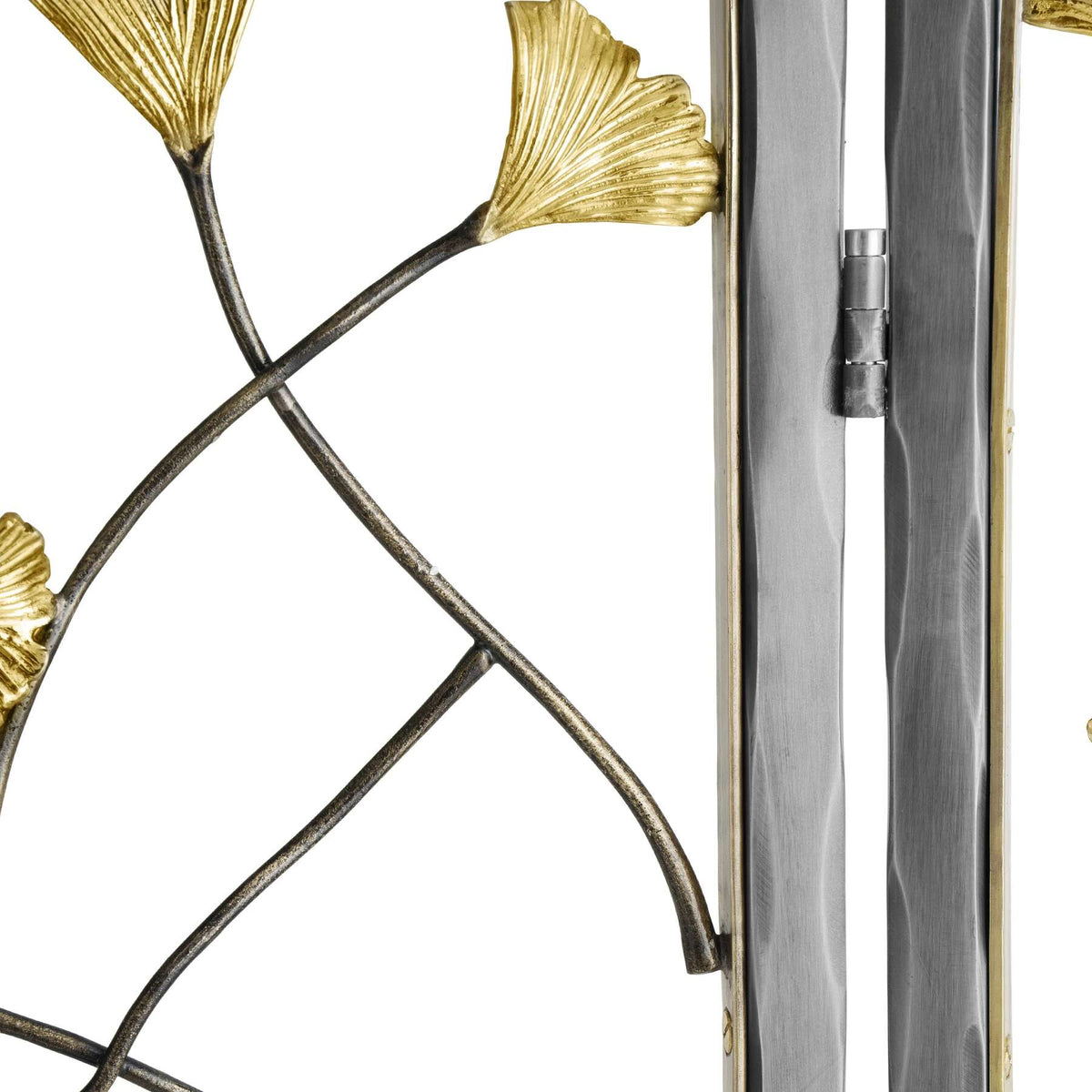 Michael Aram Golden Ginkgo Decorative Fireplace Screen, alternate view