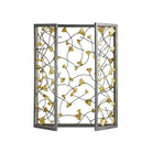 Michael Aram Golden Ginkgo Decorative Fireplace Screen, alternate view