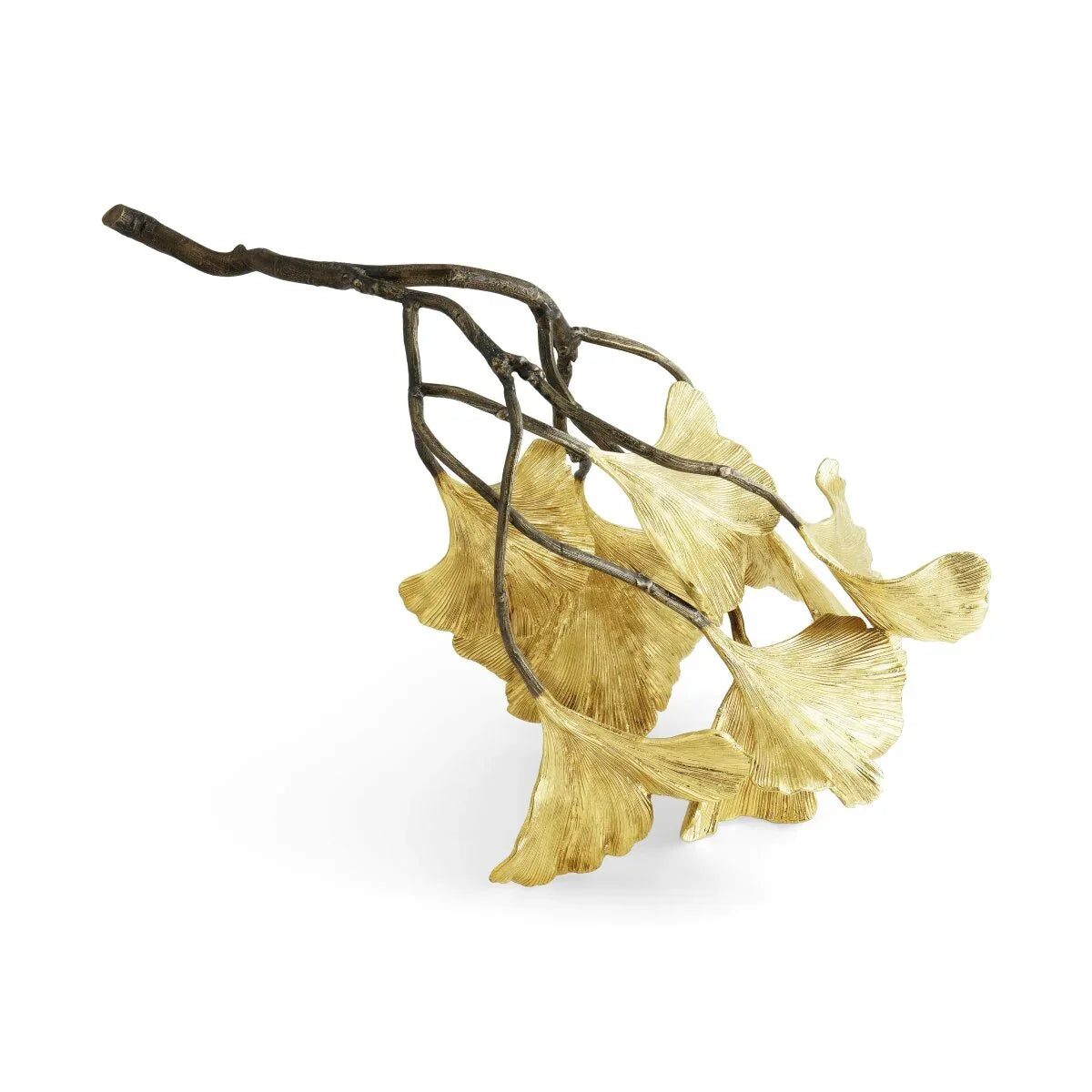 Michael Aram Golden Ginkgo Object Sculpture, alternate view