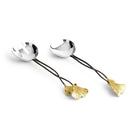 Michael Aram Golden Ginkgo Serving Set, alternate view