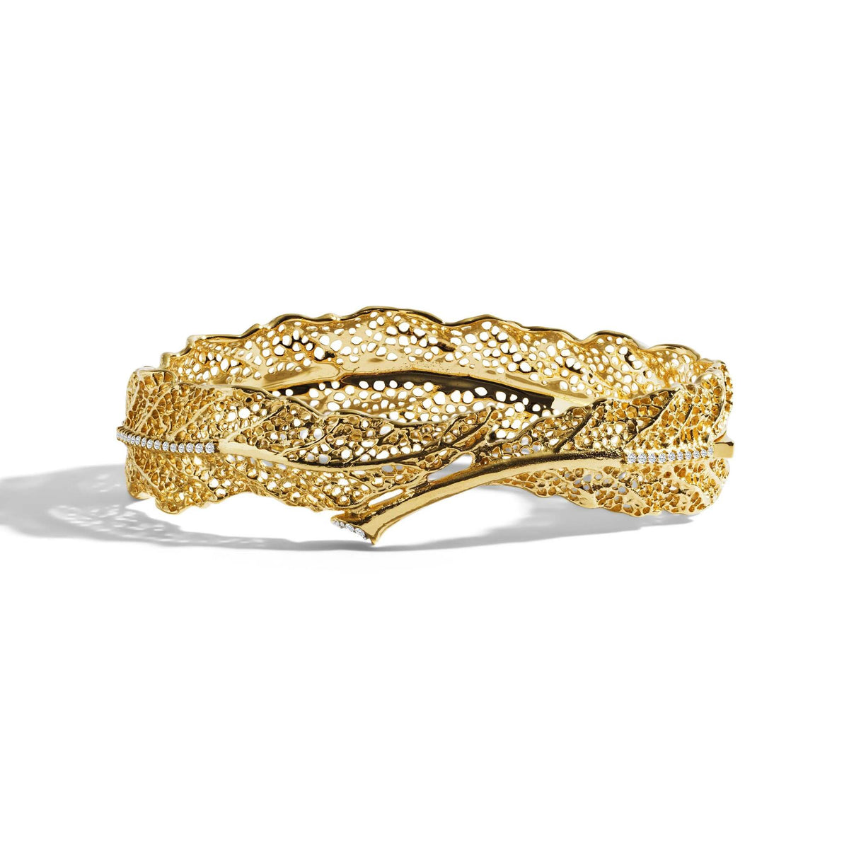 Michael Aram Gooseberry Bangle Bracelet with Diamonds – LG, alternate view