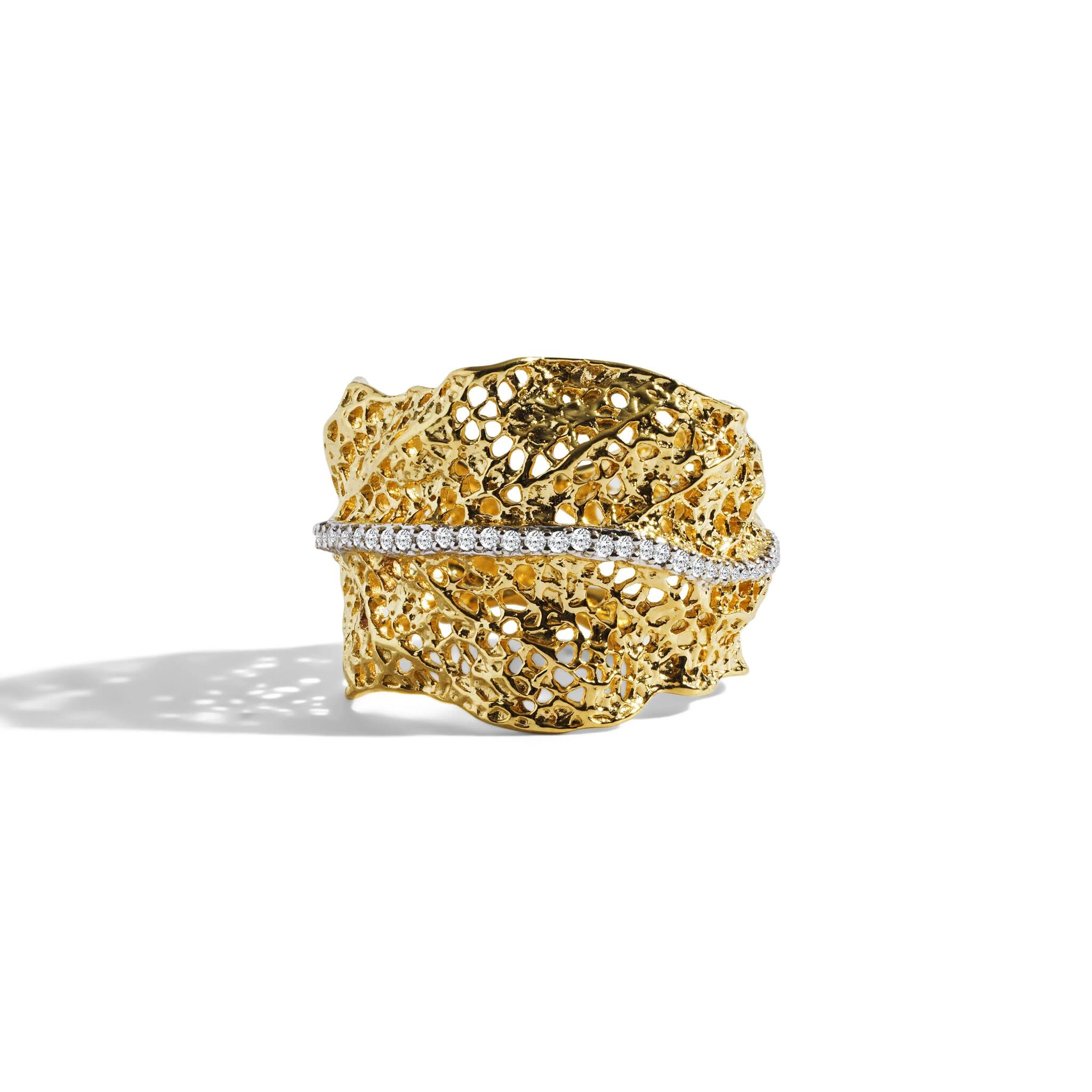 Michael Aram Gooseberry Ring with Diamonds - Gold — 7