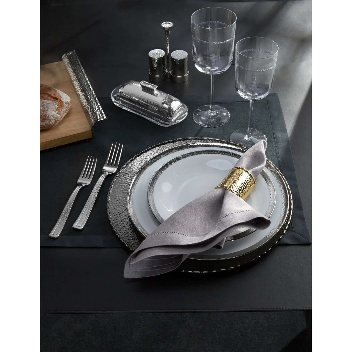 Michael Aram Hammertone 5-Piece Flatware Set, alternate view