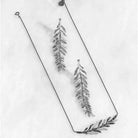 Michael Aram Laurel Leaf Necklace with Diamonds, alternate view
