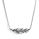 Michael Aram Laurel Leaf Necklace with Diamonds, alternate view