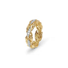 Michael Aram Laurel Ring with Diamonds - Yellow Gold — 7