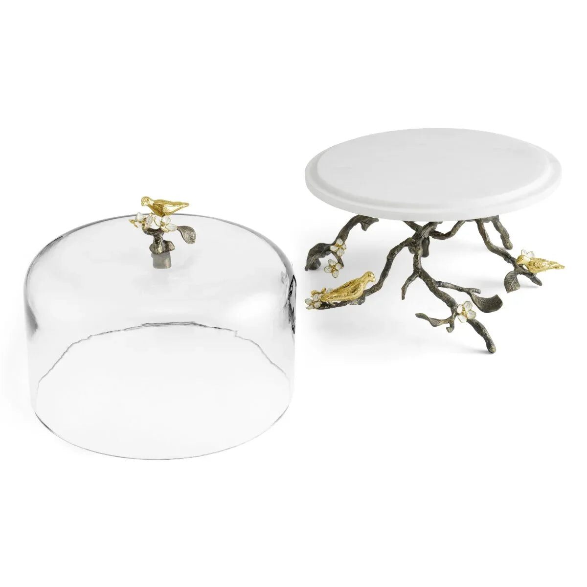 Michael Aram Lovebirds Cake Stand with Dome, alternate view