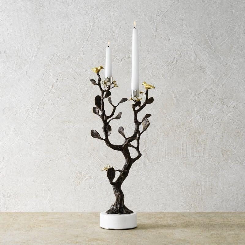 Michael Aram Lovebirds Candelabra, alternate view