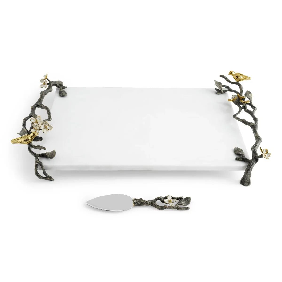 Michael Aram Lovebirds Cheese Board with Knife Cheese Plate, alternate view