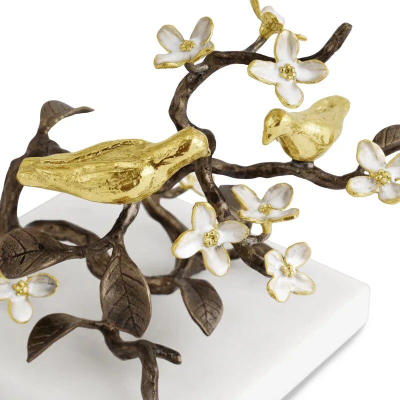 Michael Aram Lovebirds Decorative Object Sculpture, alternate view