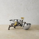 Michael Aram Lovebirds Double Dish Serving Bowl, alternate view