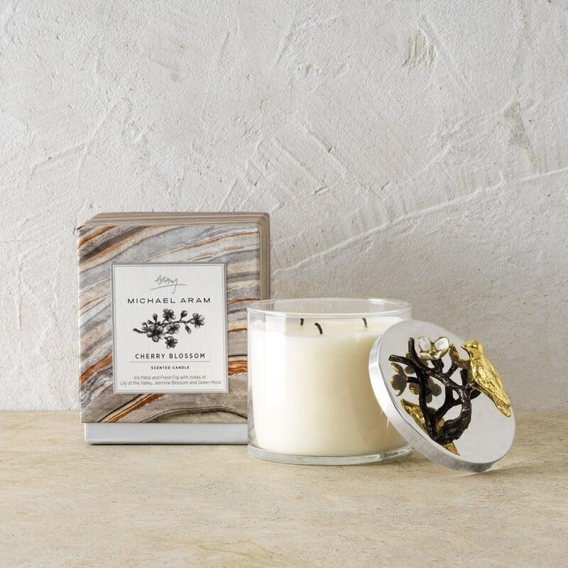 Michael Aram Lovebirds Scented Candle, 13.5 oz, view 3