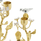 Michael Aram Lovebirds Silver & Gold Candelabra, view 6