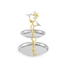Michael Aram Lovebirds Silver & Gold Etagere, view 3