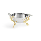 Michael Aram Lovebirds Silver & Gold Nut Bowl, view 2
