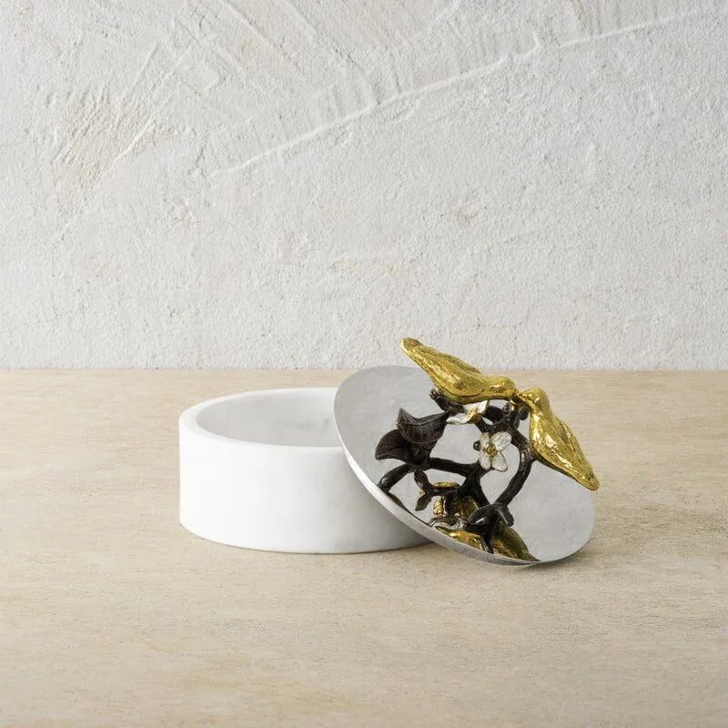 Michael Aram Lovebirds Trinket Box, alternate view