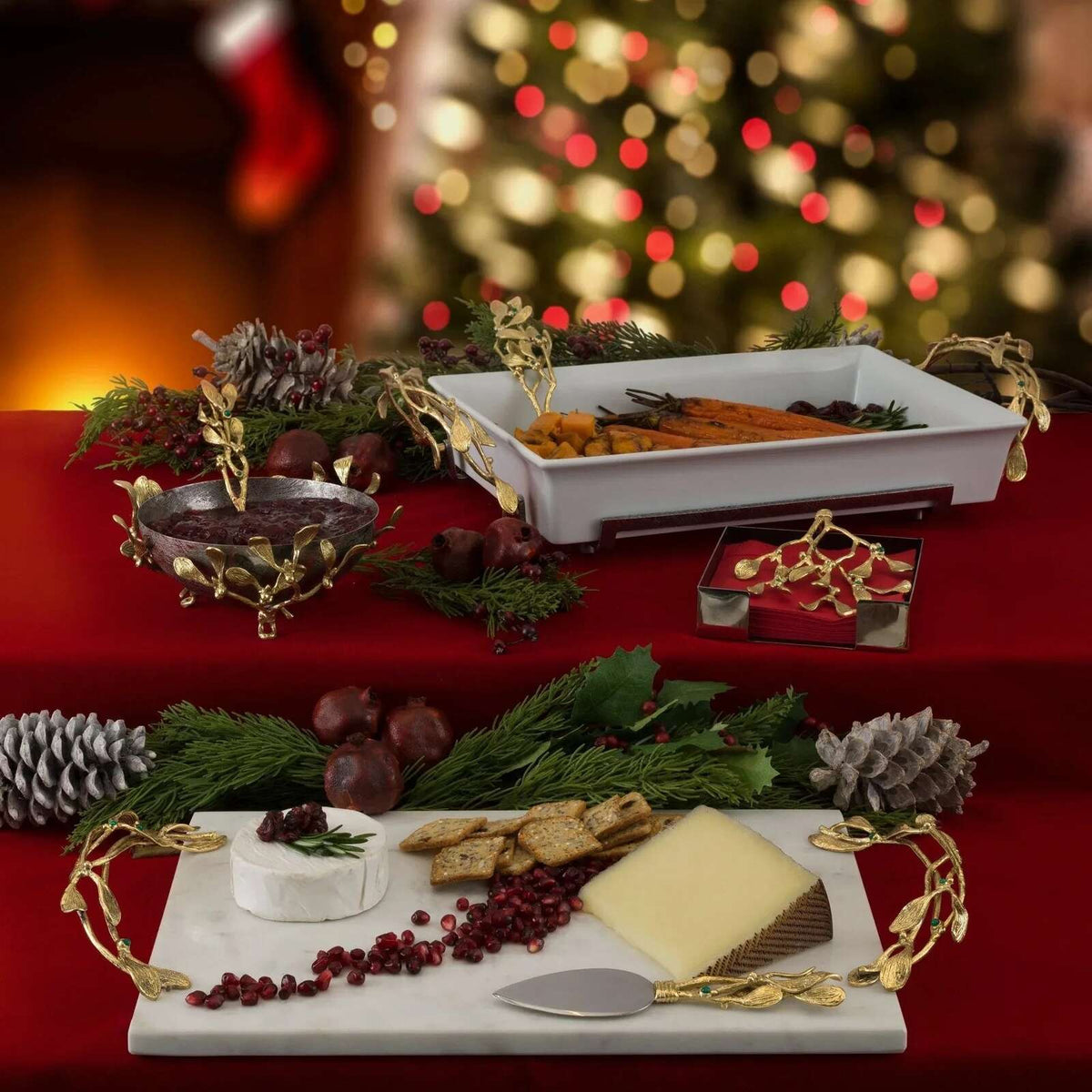 Michael Aram Mistletoe Casserole Dish, alternate view