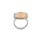 Michael Aram Molten 14mm Cushion Ring with Gold Doublet in 18K Gold