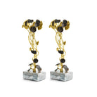Michael Aram Monet’s Garden Candleholders — Silver