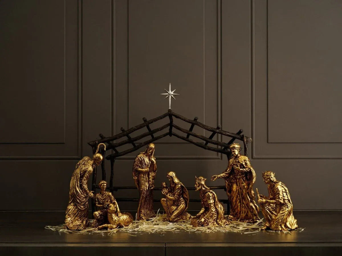 Michael Aram Nativity Gold Nativity Tabletop Scene
