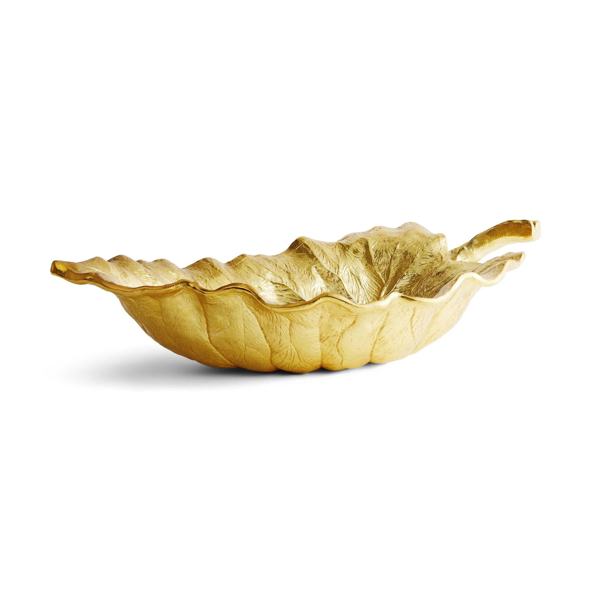 Michael Aram New Leaves Elephant Ear Large Serving Bowl, alternate view