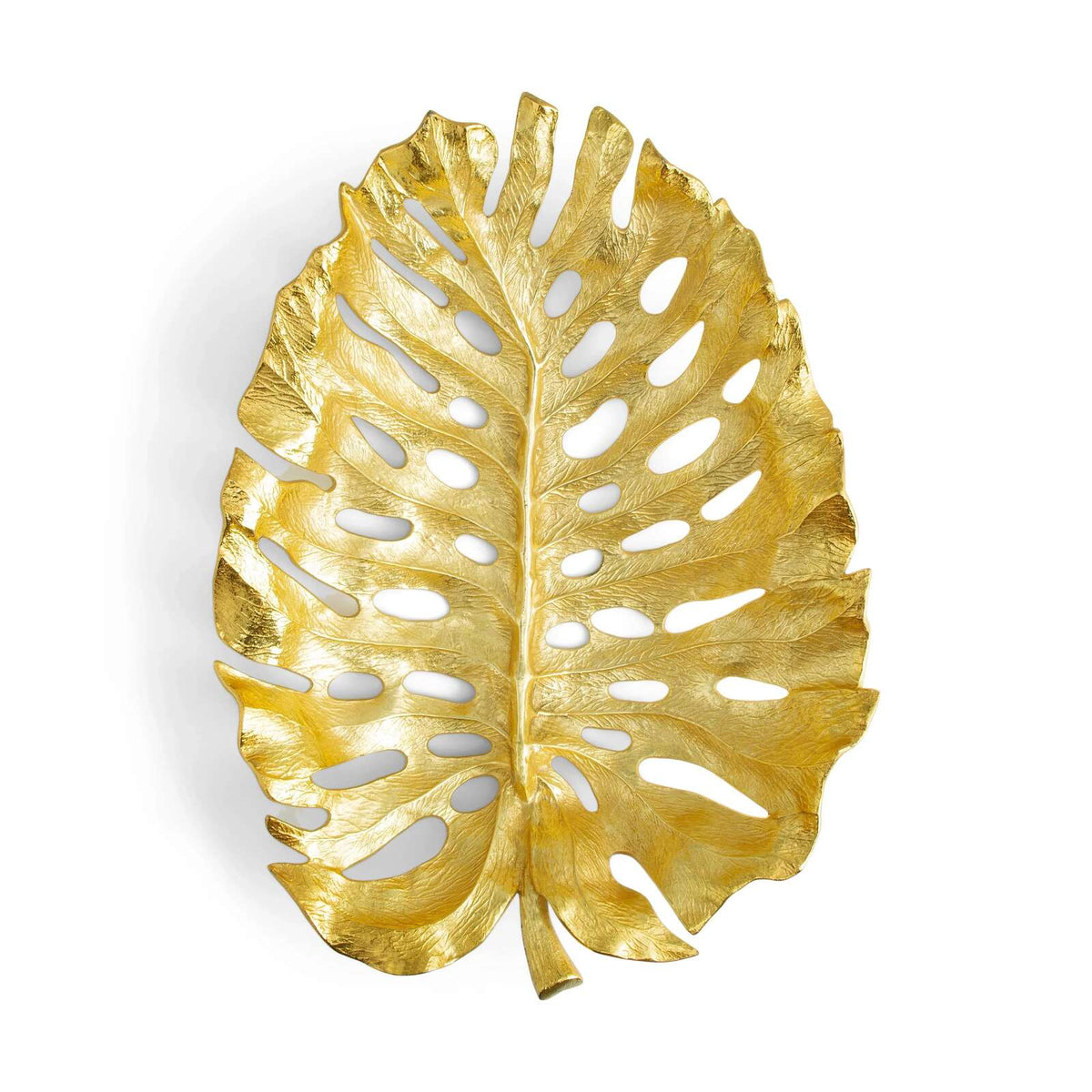 Michael Aram New Leaves Monstera Centerpiece Serving Bowl, alternate view