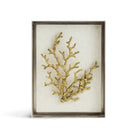 Michael Aram Ocean Coral Fabric Shadow Box Wall Sculpture