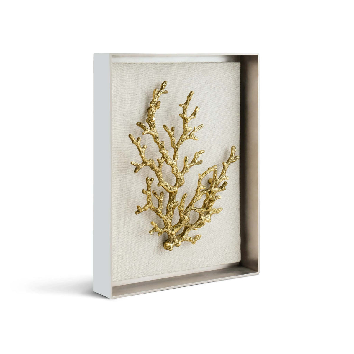 Michael Aram Ocean Coral Fabric Shadow Box Wall Sculpture, alternate view