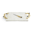 Michael Aram Olive Branch Cheese Board with Knife Cheese Plate