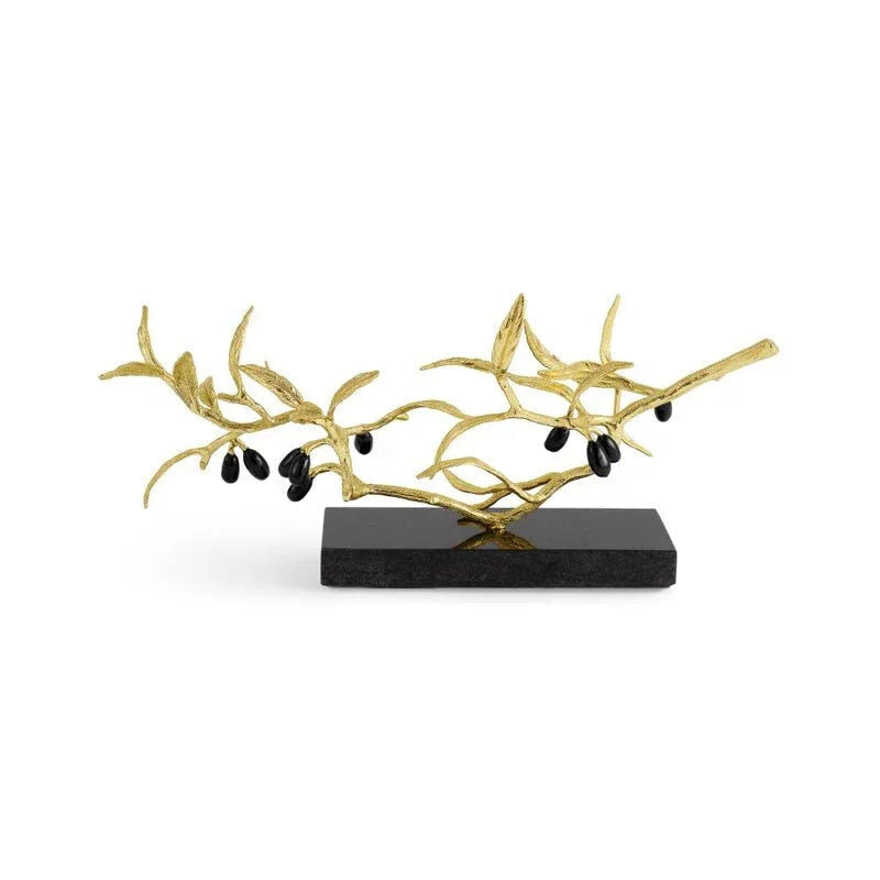 Michael Aram Olive Branch Decorative Object Sculpture