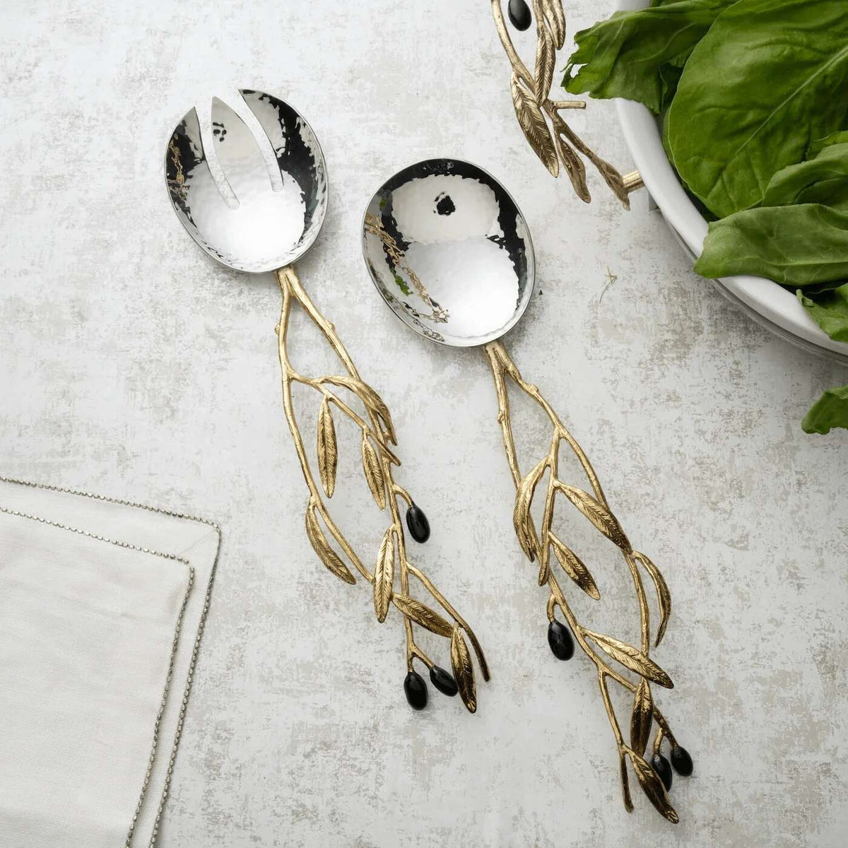 Michael Aram Olive Branch Serving Set, alternate view