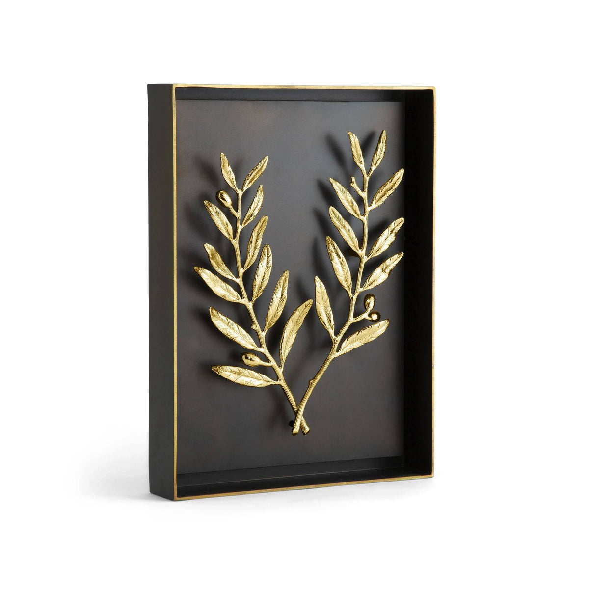 Michael Aram Olive Branch Shadow Box Wall Sculpture, alternate view