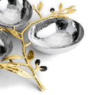 Michael Aram Olive Branch Triple Dish Serving Bowl, alternate view