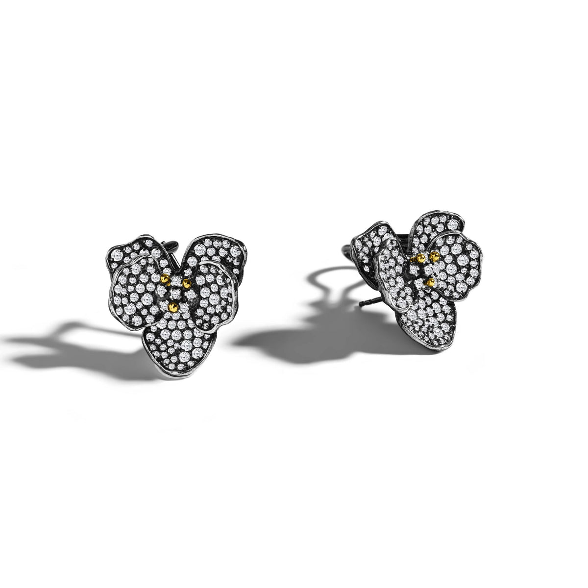 Michael Aram Orchid 21mm Pavé Earrings, alternate view