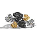 Michael Aram Orchid Cluster Ring with Black & White Diamonds — 6